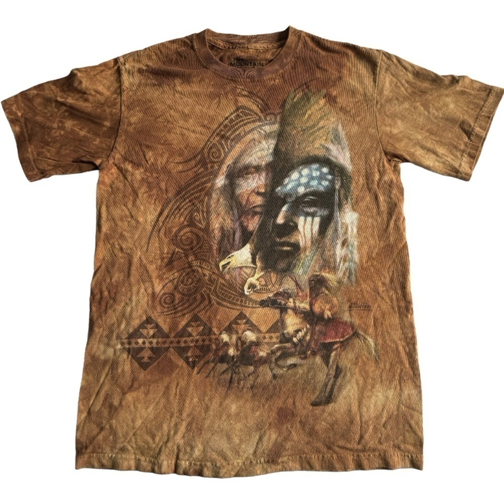 The Mountain tie dye graphic tee shirt